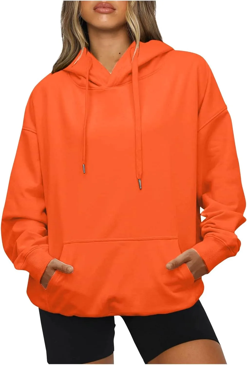 Hoodies For Women Plain Pocket Zip Sweatshirt Basic Long Sleeve Coat Outdoor Ladies Daily Tops Trendy Sport Outfits