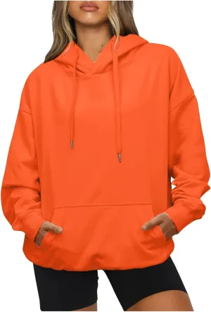 Hoodies For Women Plain Pocket Zip Sweatshirt Basic Long Sleeve Coat Outdoor Ladies Daily Tops Trendy Sport Outfits