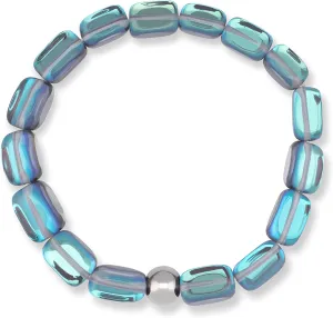 HOPE INSPIRED Mermaid Glass Bracelet with Pebble Shaped Illuminating Beads