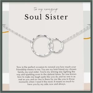HOPE LOVE SHINE Best Friend Gift for Women - Meaningful BFF Friendship Necklace, Jewelry 16 2", 14k Gold Plated Sterling Silver
