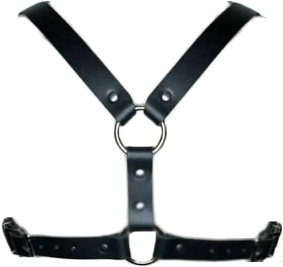 HSQSMWJ Men Harness Body Chest PU Leather Sexy Punk Belt Adjustable Buckle Gay