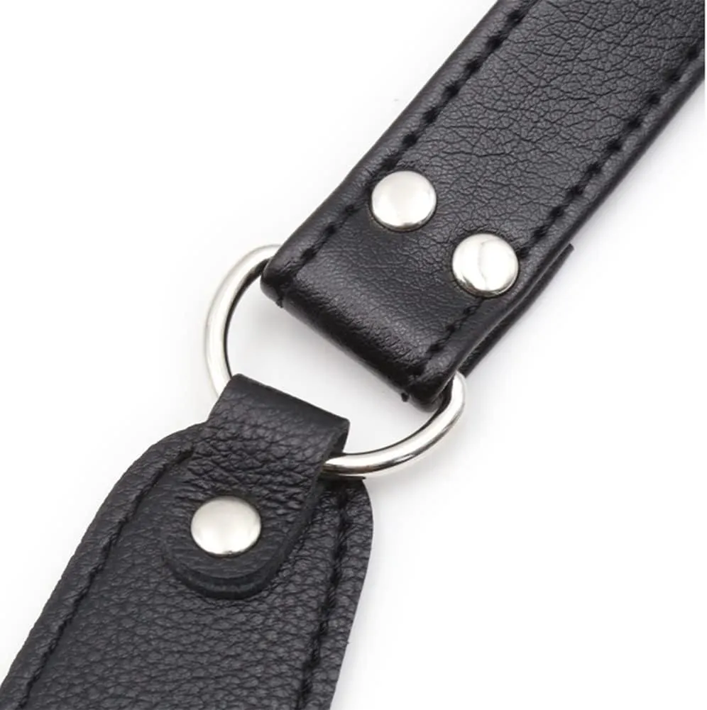 HSQSMWJ Men's Leather Body Chest Harness straps Adjustable Shoulder for Halloween Cosplay Party