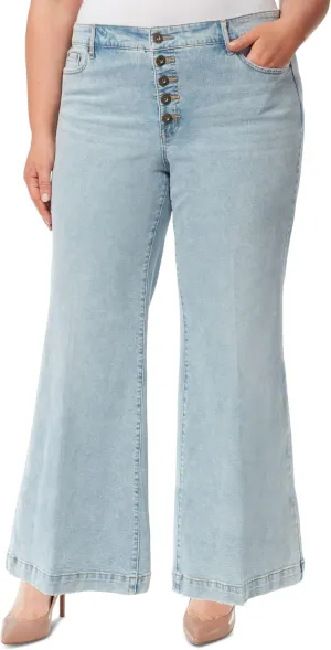 Jessica Simpson Women's True Love Trouser Wide Leg Jean