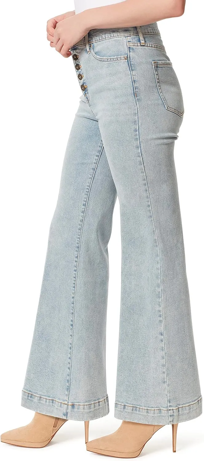 Jessica Simpson Women's True Love Trouser Wide Leg Jean