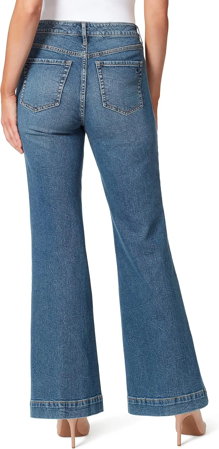 Jessica Simpson Women's True Love Trouser Wide Leg Jean