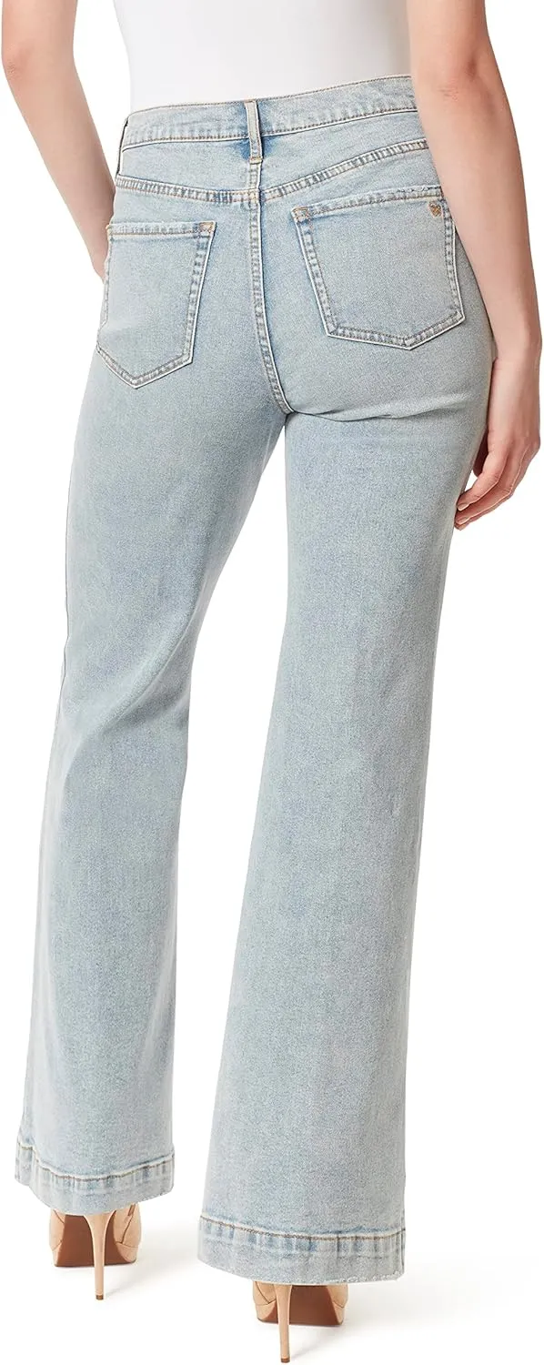 Jessica Simpson Women's True Love Trouser Wide Leg Jean