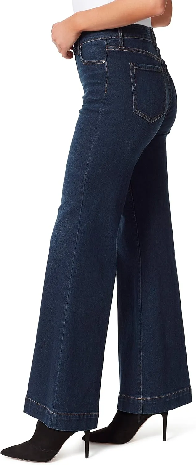Jessica Simpson Women's True Love Trouser Wide Leg Jean
