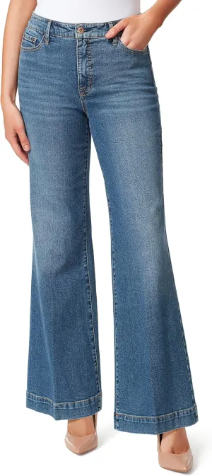 Jessica Simpson Women's True Love Trouser Wide Leg Jean