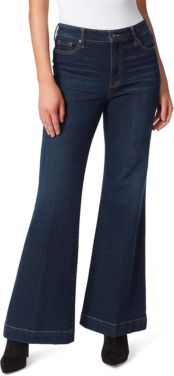 Jessica Simpson Women's True Love Trouser Wide Leg Jean