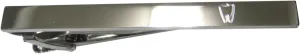 Kiola Designs Silver Toned Etched Sleek Dental Tooth Tie Clip