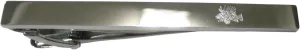 Kiola Designs Silver Toned Etched Sleek Lion Fish Tie Clip