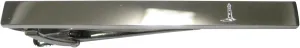 Kiola Designs Silver Toned Etched Sleek Nautical Lighthouse Tie Clip