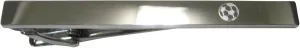 Kiola Designs Silver Toned Etched Sleek Soccer Ball Tie Clip