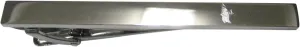 Kiola Designs Silver Toned Etched Sleek Tropical Fish Tie Clip