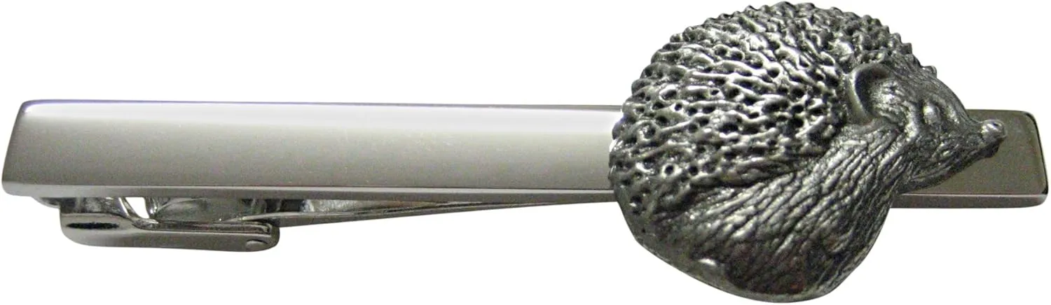 Kiola Designs Textured Hedgehog Square Tie Clip