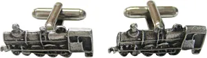 Kiola Designs Textured Locomotive Train Cufflinks