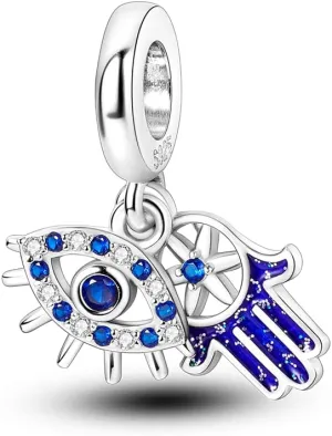KUNSIR 925 Sterling Silver Charms fits Pandora Charm bracelets for Woman,Dangle Pendant Charm Bead, Jewelry Beads DIY Gifts