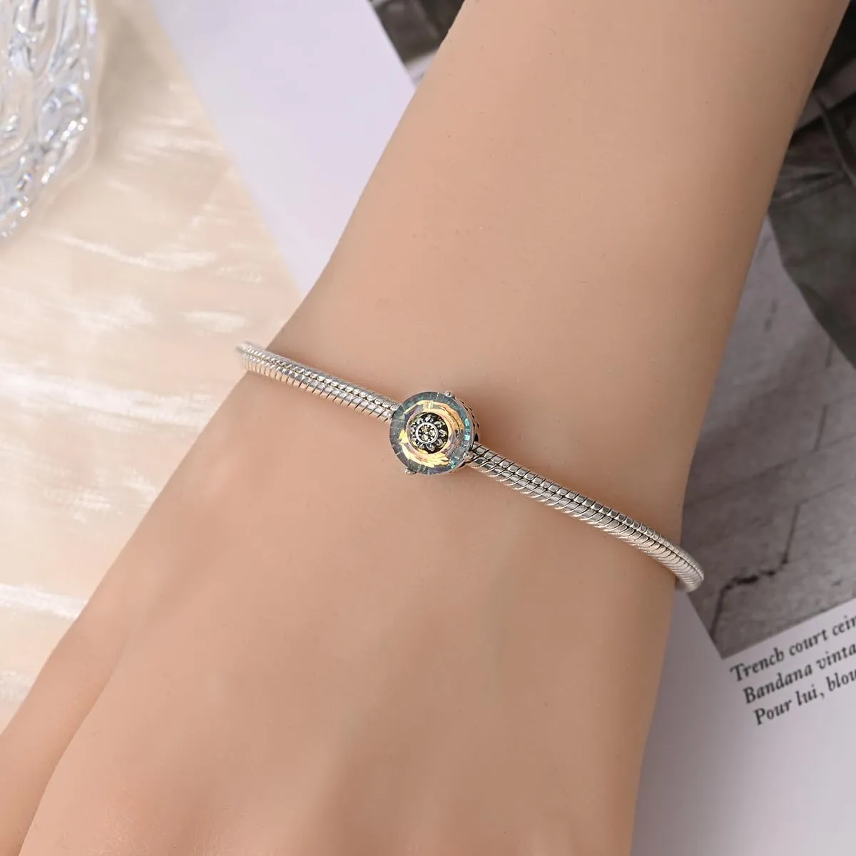 KUNSIR Charms Beads fits Pandora Charm bracelets for Woman 925 Sterling Silver Dangle Pendant Bead Jewelry Beads Gifts Happy Birthday Charms for Women Bracelet&Necklace