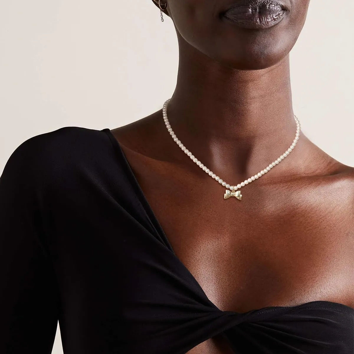 Lariat Gold Necklace for Women: Dainty Pearl Necklace 14k Gold Plated/Silver Y-Shaped Pendant Long Necklace Fashion Layered Simple Gold Necklace Jewelry For Women Trendy