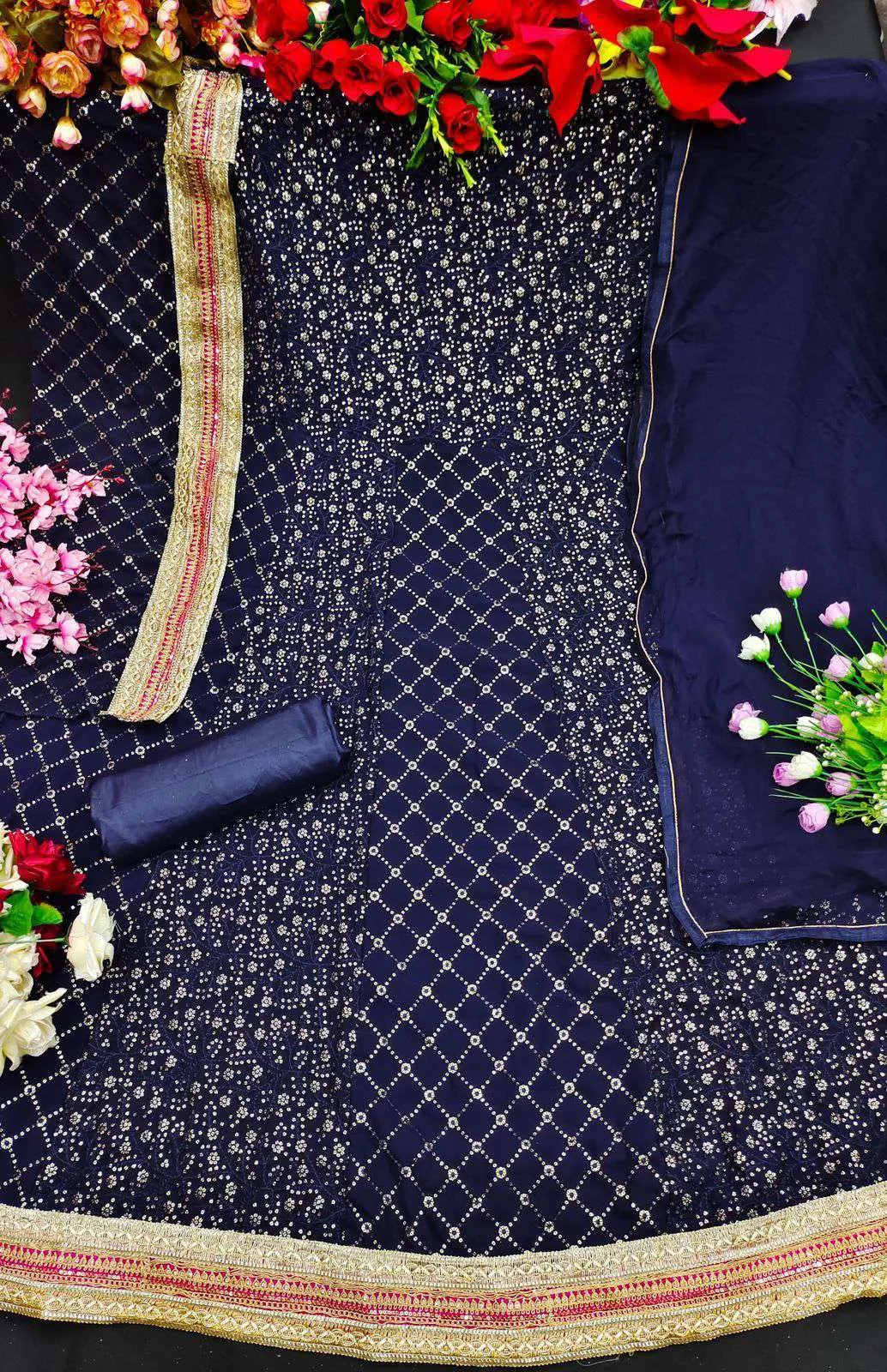 Long Rich Party Wear Designer Collection