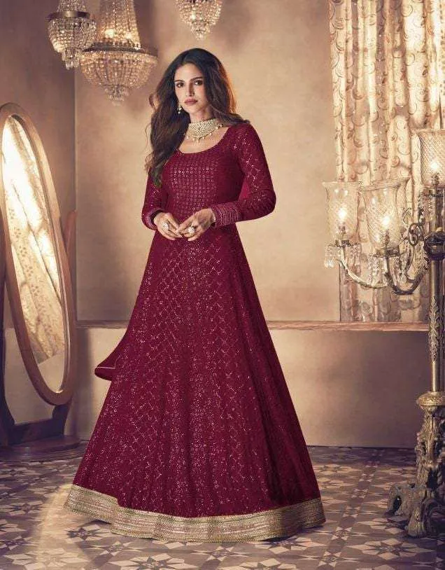 Long Rich Party Wear Designer Collection
