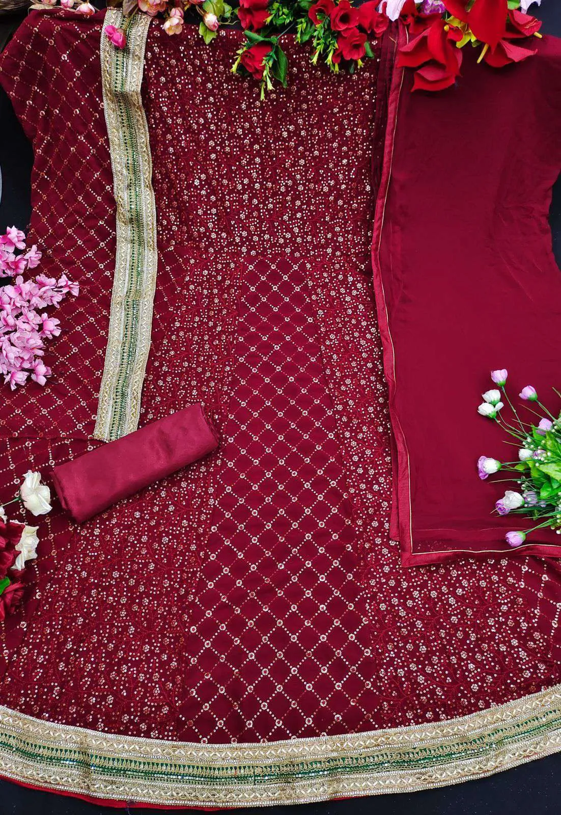 Long Rich Party Wear Designer Collection