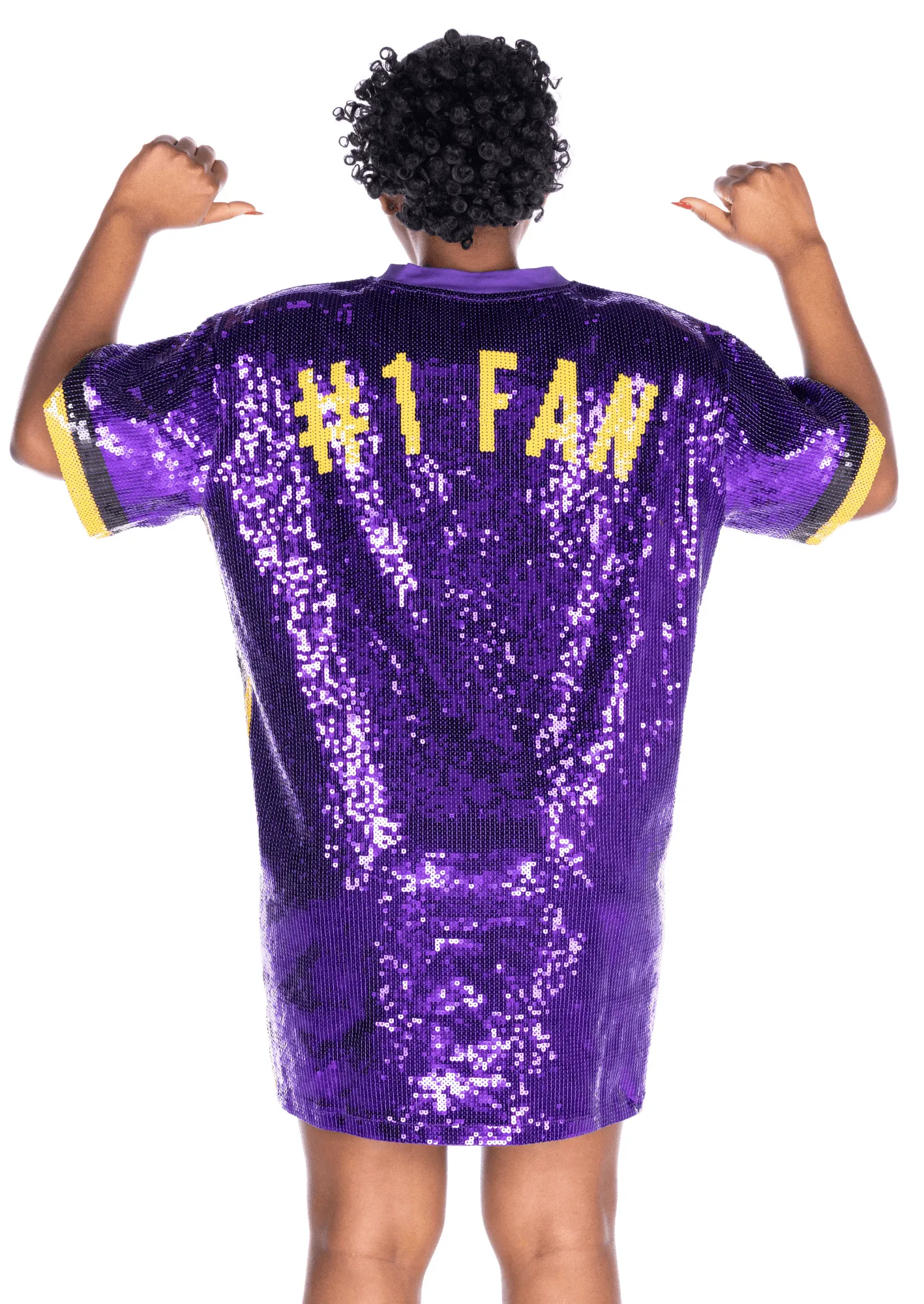 Los Angeles Basketball Sequin Dress
