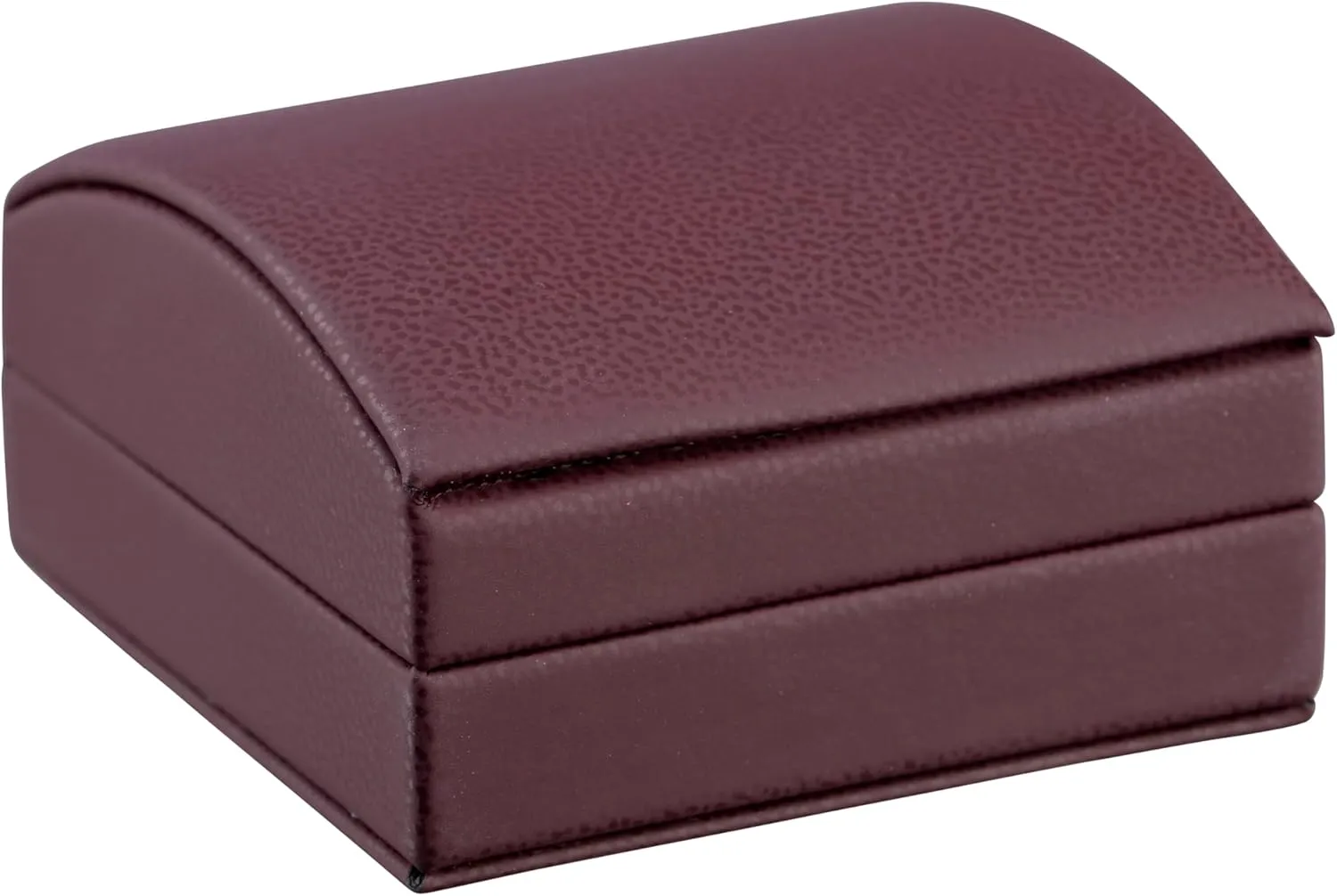 Luxury Dome-Shape Leather T-Style Earring Box for Women & Girls  Jewelry Gift Box Ideal for Hanging Earrings & Hoops  Earring Case with Cream Ribbed Outer Box & Matching Bow Ribbon
