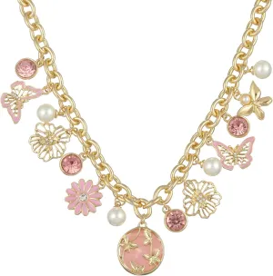 Madison Tyler Gold Necklace for Women | Pendant Necklace | Gold Chain Necklaces for Women | Flower Necklace Trendy | Spring Necklace Jewelry for Women Gift