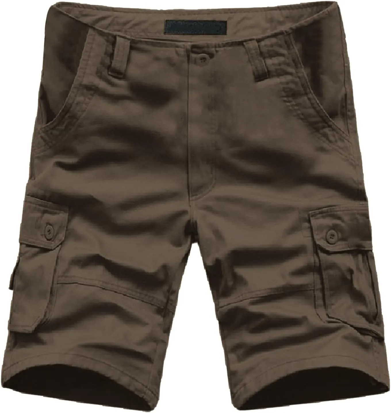 Men's Leisure Cargo Shorts Solid Multi-Pocket Trousers Hiking Shorts Fashion Joggers Casual Sports Workwear for Men