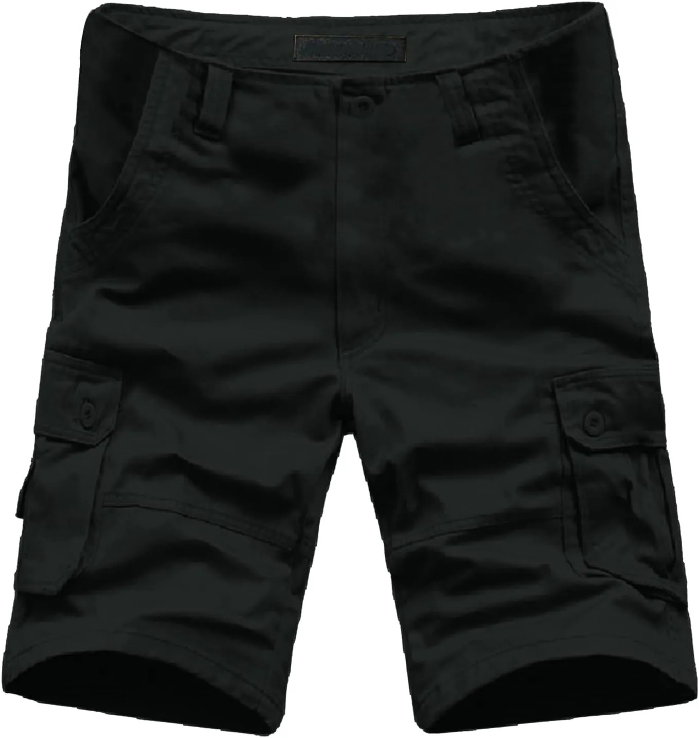 Men's Leisure Cargo Shorts Solid Multi-Pocket Trousers Hiking Shorts Fashion Joggers Casual Sports Workwear for Men