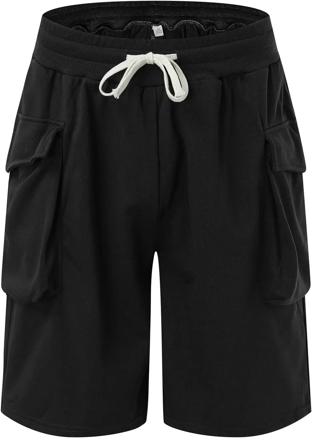 Mens Shorts 7 Inch Cargo, Cargo Shorts Cotton Work Shorts Multi Pocket Casual Comfort Flex Waistband Shorts