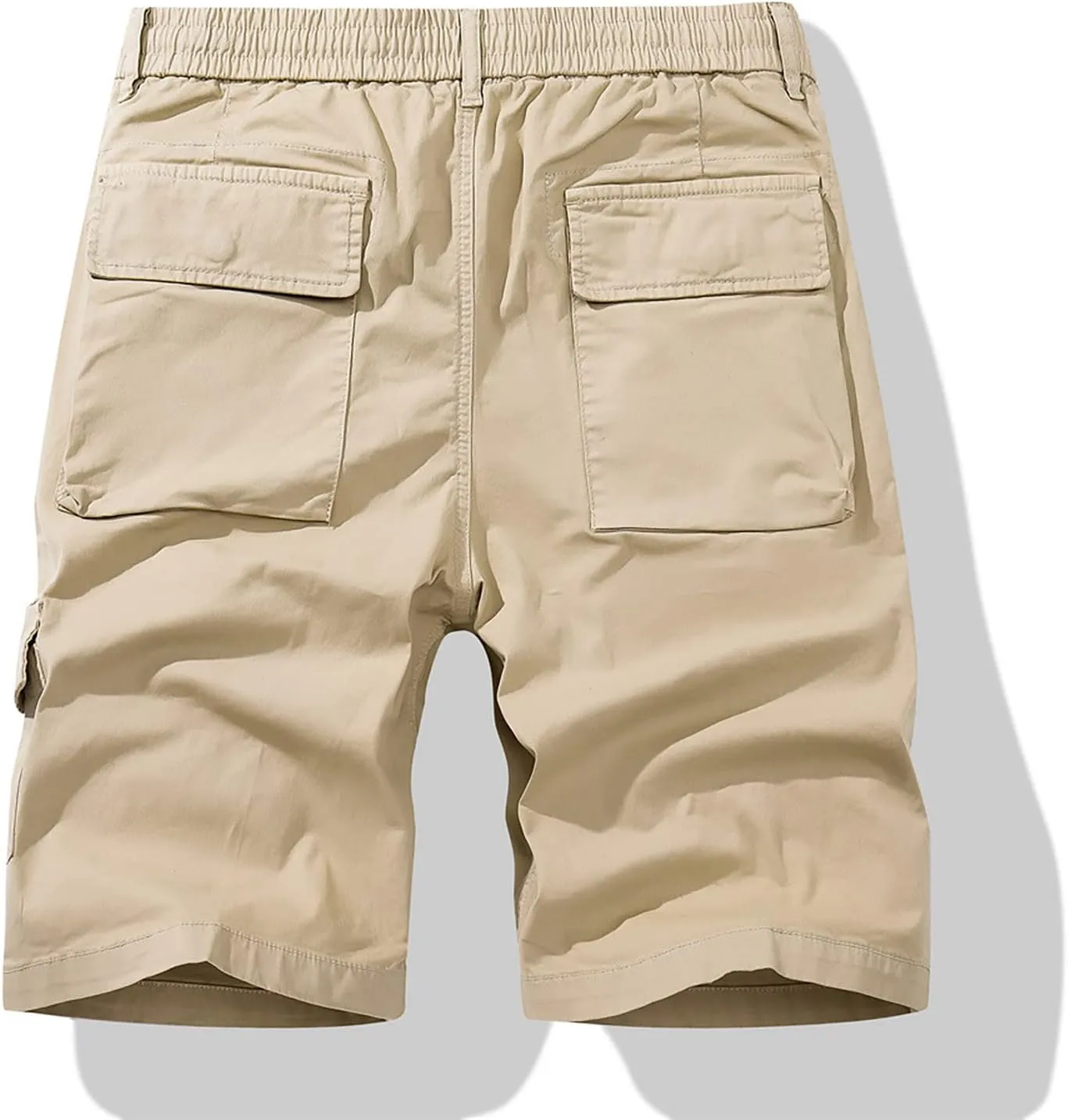 Mens Shorts 7 Inch Slim Fit Cargo Shorts Cool Classic Fit Expandable Waistband Hiking Shorts (Regular and Big & Tall)