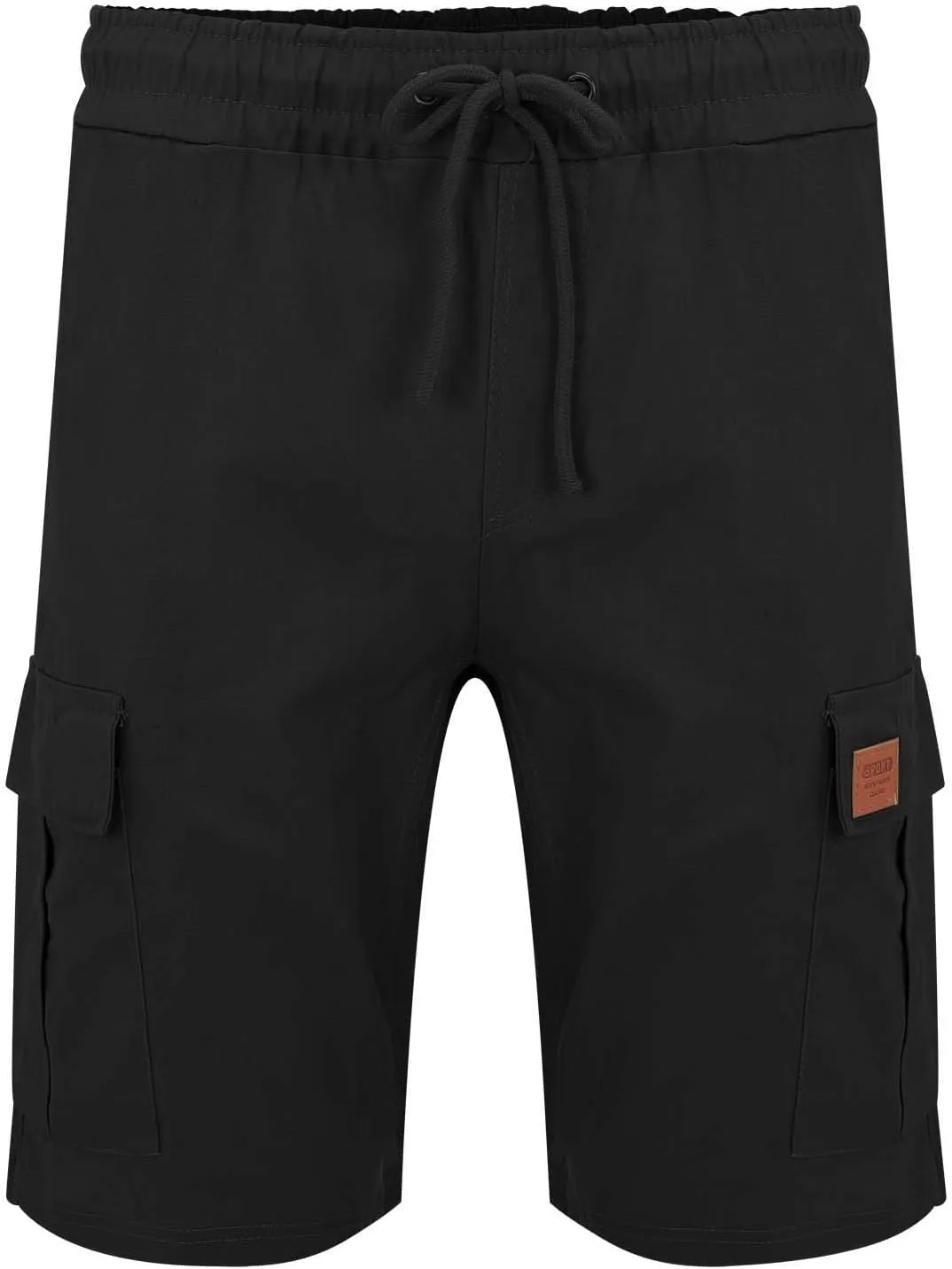 Mens Shorts 7 Inch Slim Fit Cargo Shorts Cotton Work Shorts Multi Pocket Casual Comfort Flex Waistband Shorts