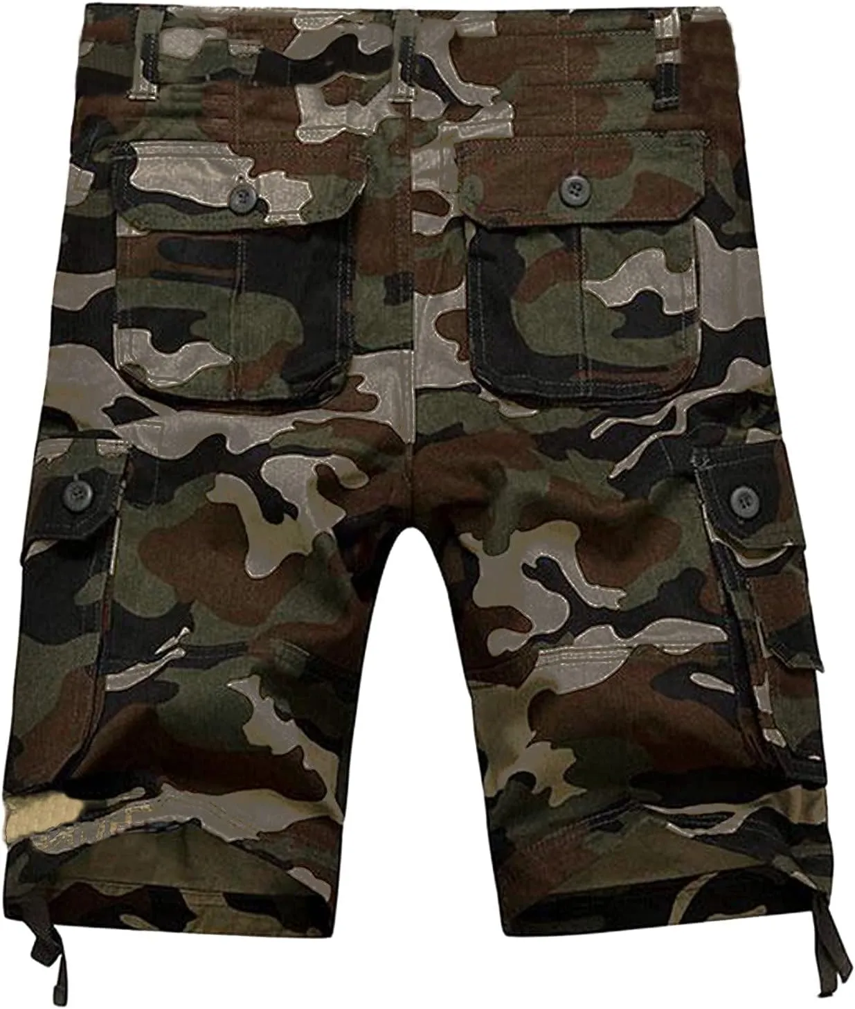 Mens Shorts Casual Big and Tall Cargo Shorts Cool Classic Expandable Waistband Hiking Shorts (Regular and Big & Tall)