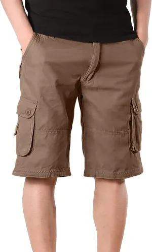 Mens Shorts Casual Stretch Tactical Hiking Shorts Waterproof Quick Dry Work Pants Hiking Fishing Short with Pockets