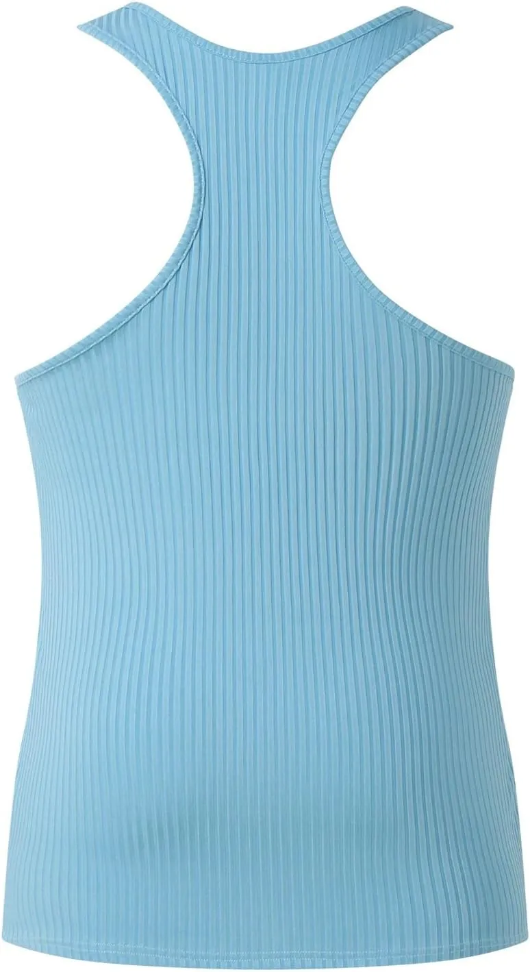 Mens Tank Tops Summer Solid Color Knitted Vertical Stripe Fitness Sports Tank Shirts