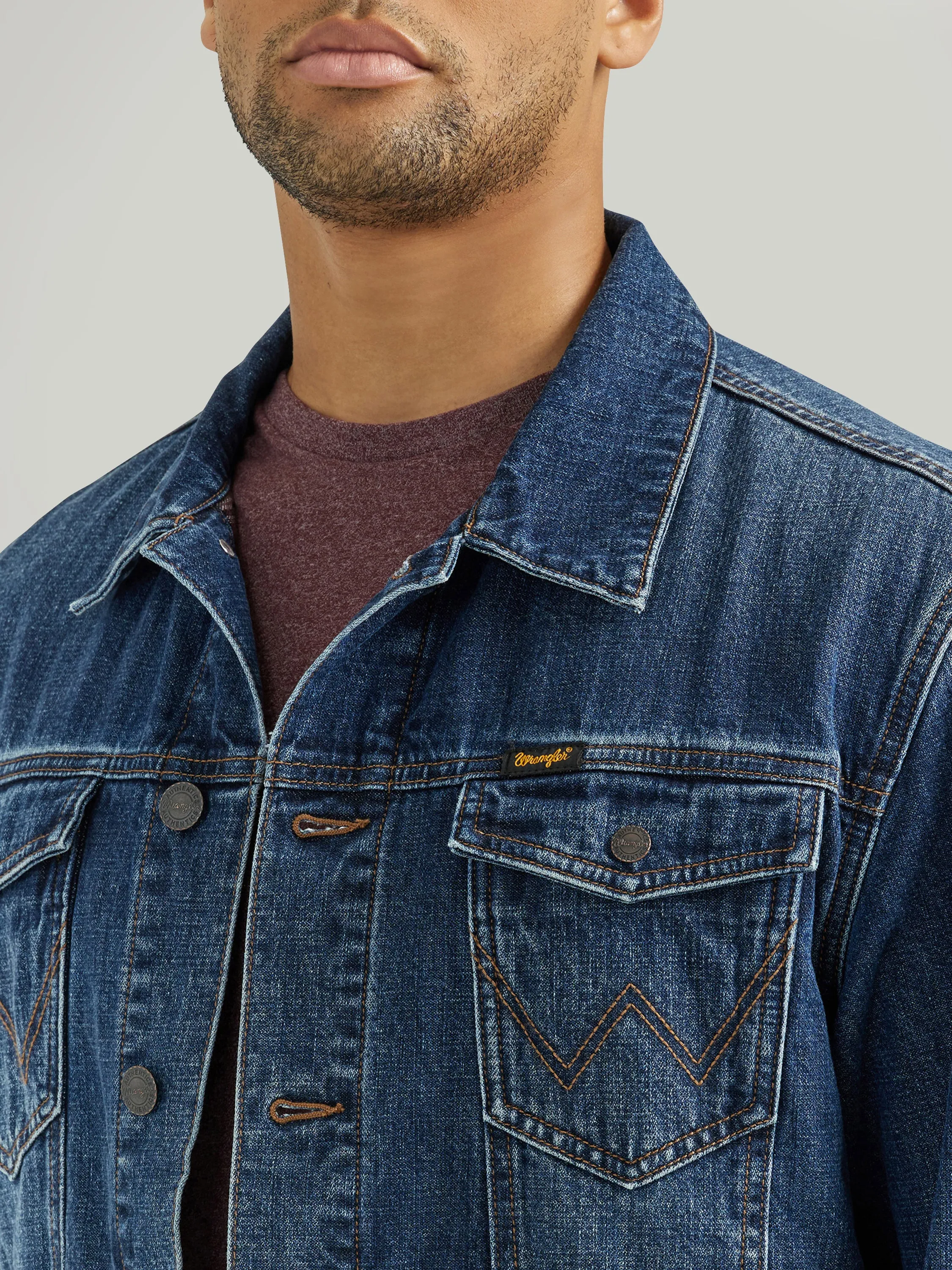 Men's Wrangler Lined Denim Jacket #112353399