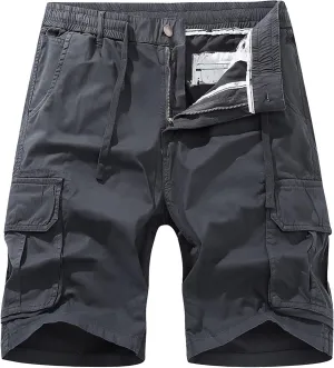 MIDOO Mens Shorts 7 Inch Slim Fit Hiking Cargo Shorts Lightweight Outdoor Work Active Athletic Performance Tactical Shorts