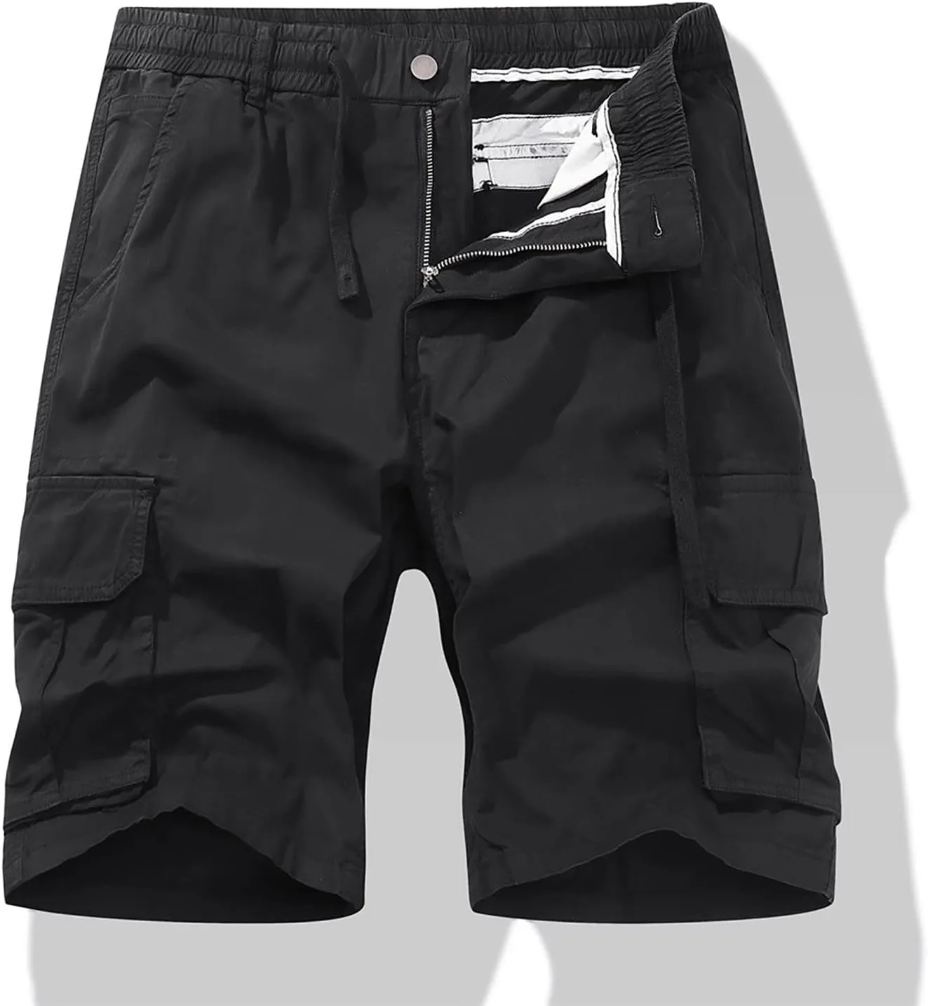 MIDOO Mens Shorts 7 Inch Slim Fit Hiking Cargo Shorts Lightweight Outdoor Work Active Athletic Performance Tactical Shorts