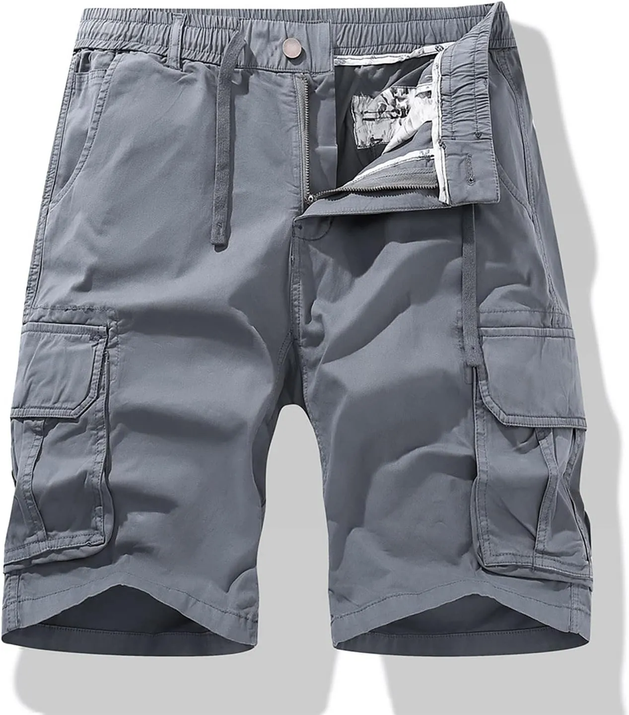 MIDOO Mens Shorts 7 Inch Slim Fit Hiking Cargo Shorts Lightweight Outdoor Work Active Athletic Performance Tactical Shorts
