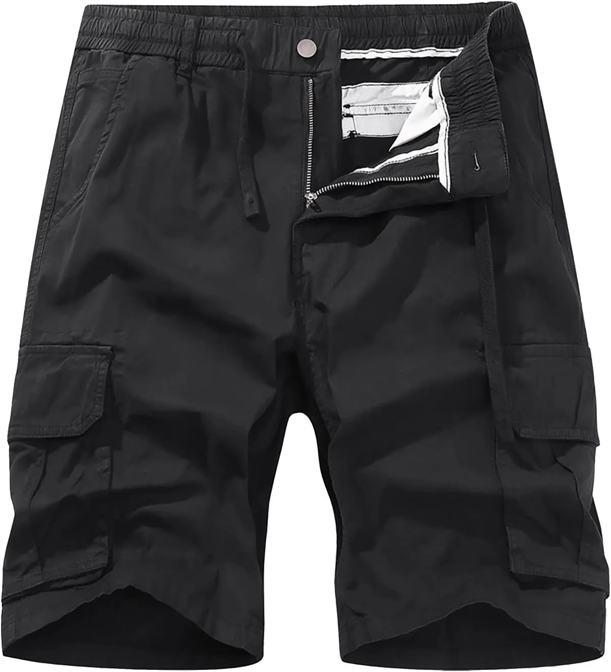 MIDOO Mens Shorts 7 Inch Slim Fit Hiking Cargo Shorts Lightweight Outdoor Work Active Athletic Performance Tactical Shorts