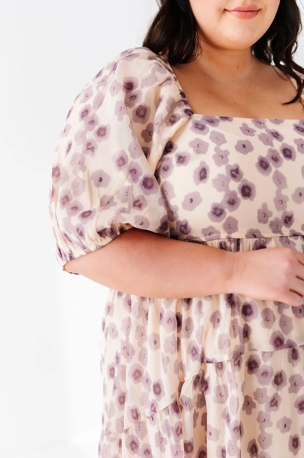 Milani Floral Dress in Lavender