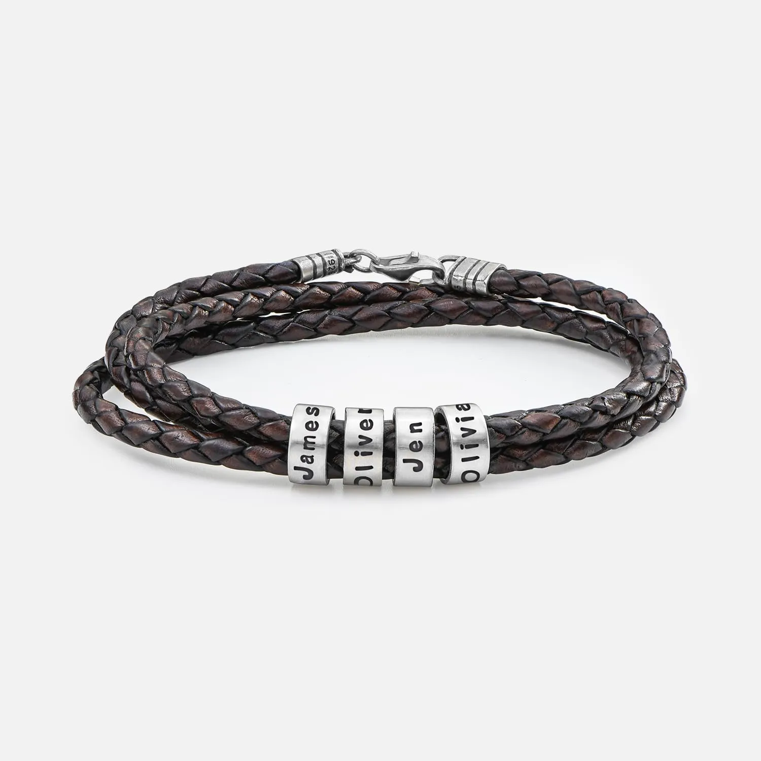 MyNameNecklace Personalized Choose Your Style Men Bracelet - Custom Inscriptions - Meaningful Gift for Him, Husband - Gift for Father's Day, Christmas, Birthday by - MYKA