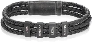 MyNameNecklace Personalized Choose Your Style Men Bracelet - Custom Inscriptions - Meaningful Gift for Him, Husband - Gift for Father's Day, Christmas, Birthday by - MYKA