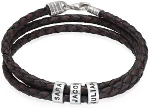 MyNameNecklace Personalized Choose Your Style Men Bracelet - Custom Inscriptions - Meaningful Gift for Him, Husband - Gift for Father's Day, Christmas, Birthday by - MYKA