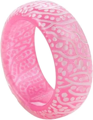 New 2026 Colorful Luminous Resin Rings For Women Men Textured Fluorescent Glowing Rings Glow In The Dark Men Finger Ring Jewelry Fashion Accessories Creative Gift