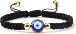 New Evil Eye Braided Bracelet Lucky Red Black Color Thread Couple Chain Handmade Prayer Bangles Pulsera Jewelry Gift for Friend (Evil Eye)