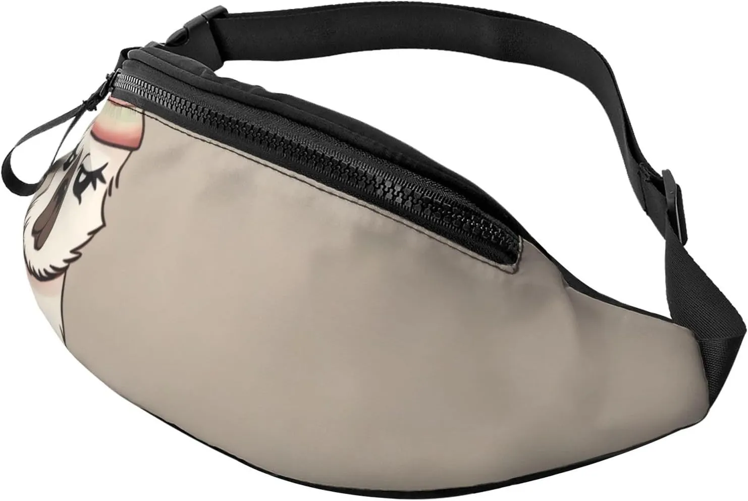 No Drama Llama Fanny Pack for Men Women Fashion Waist Packs Travel Crossbody Bag With Adjustable Strap Everywhere Belt Bag Waterproof Chest Bags Cycling Bum Bag Wallet