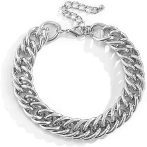 Octwine 2pcs Boho Dainty Plated Chain Anklet Bangles Chain
